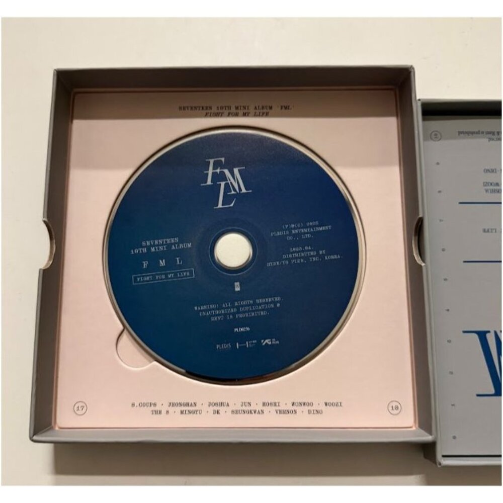 SEVENTEEN "FML" 10th Mini Album Limited Edition CD with Box